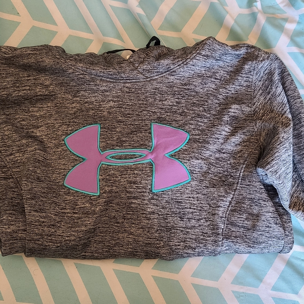 Under Armour Storm Fleece Logo Hoodie Size M - Picture 2 of 6